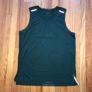 Fourlap Men's Green Tank Top Large